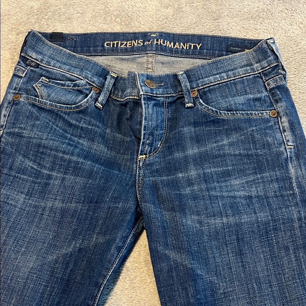 Citizens of Humanity Classic Blue Straight Leg Jeans sz 26